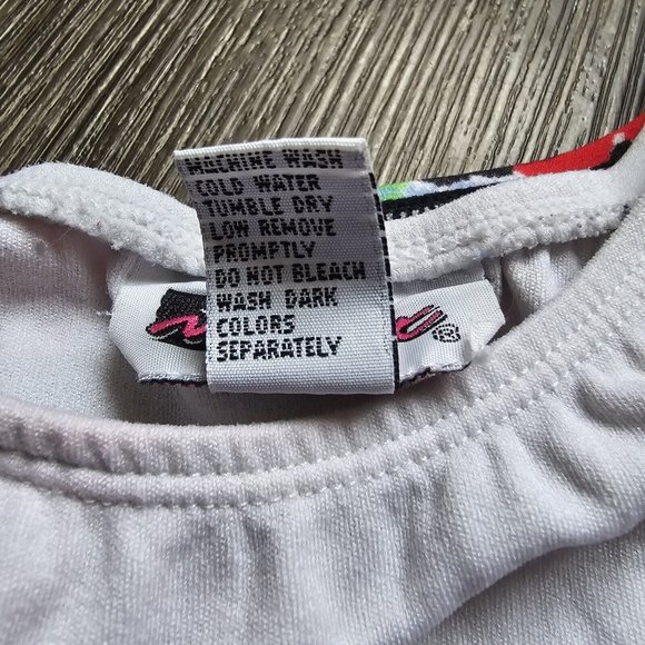 Vintage 80s 90s Jacques Moret Workout Leotard Dance Ballet Girls Medium 8-10 - Picture 8 of 9